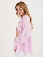 Koszula MI KS model 22102615 jasny różowy - FPrice