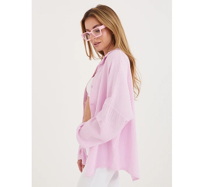 Koszula MI KS model 22102615 jasny różowy - FPrice