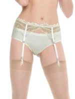 Podvazkový pás Fuchsia cream - JULIMEX