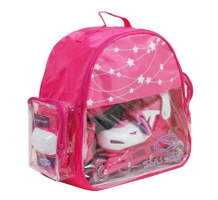 Sport Pink LED kolečkové brusle 2 v 1 model 21761702 - SMJ