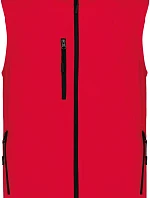 Kariban K 403 Pánská 3-vrstvá softshellová vesta 20.K403 red