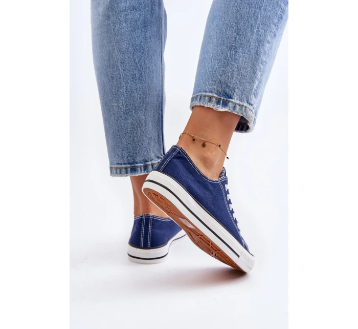 Dámské Klasické Tenisky Tmavě Modré Ecoma Dámské Klasické Tenisky Tmavě Modré Ecoma