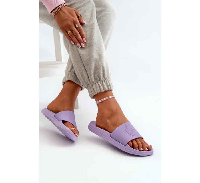 Dámské žabky 4FMM00FFLIF045-52S fialové