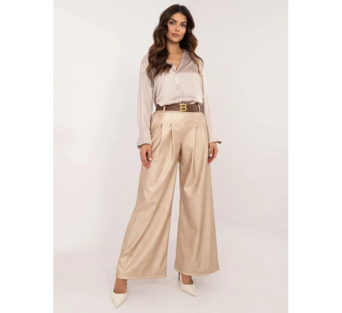 Spodnie DHJ SP model 20606098 beżowy - FPrice Spodnie DHJ SP model 20606098 beżowy - FPrice