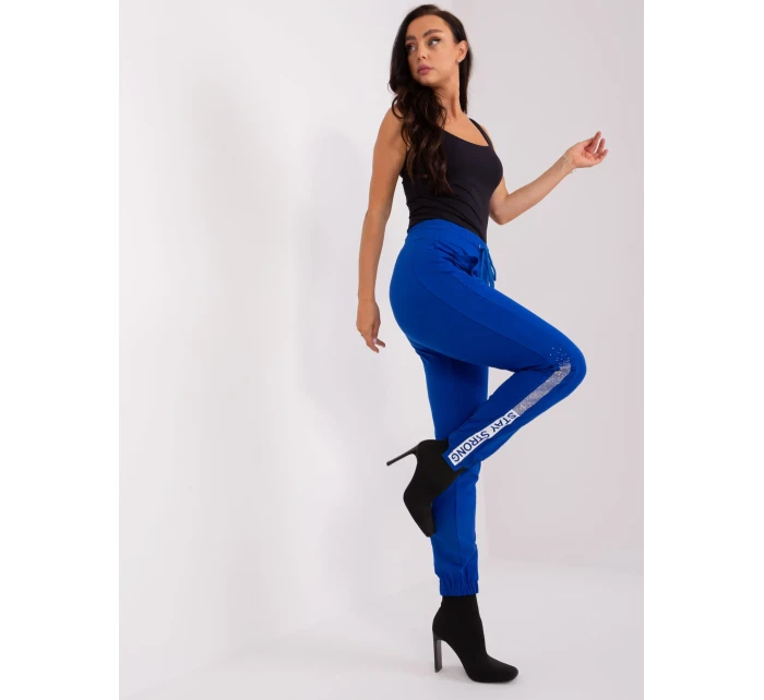 Spodnie dresowe RV DR model 18843569 kobaltowy - FPrice Spodnie dresowe RV DR model 18843569 kobaltowy - FPrice