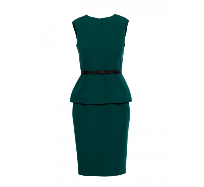 S427 Peplum šaty - zelené S427 Peplum šaty - zelené