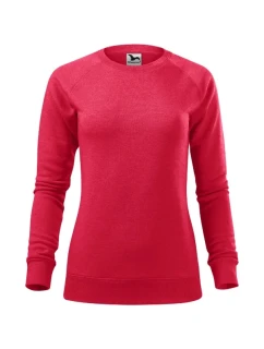 model 20633298 mikina dámská červený melír - MALFINI, a.s.