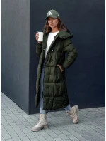 Dámský prošívaný kabát zelený Dstreet model 21978739 - FashionStreet Dámský prošívaný kabát zelený Dstreet model 21978739 - FashionStreet