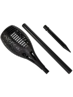 SOLÁRNÍ SVÍTILNA TANČÍCÍ PLAMENY 12X12X78CM 36 LED XXXL SOLÁRNÍ SVÍTILNA TANČÍCÍ PLAMENY 12X12X78CM 36 LED XXXL