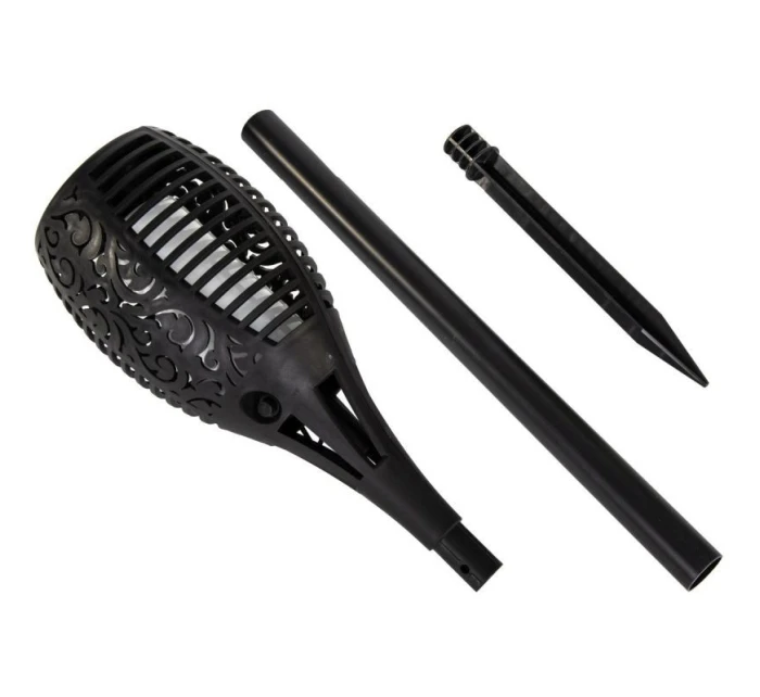 SOLÁRNÍ SVÍTILNA TANČÍCÍ PLAMENY 12X12X78CM 36 LED XXXL SOLÁRNÍ SVÍTILNA TANČÍCÍ PLAMENY 12X12X78CM 36 LED XXXL