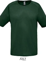 SOL'S Sporty Pánské raglánové sportovní tričko 25.1939 forest green