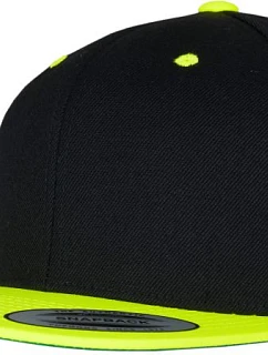 Flexfit 6089M 6 panelová Snapback kšiltovka 55.6089 black/neon yellow