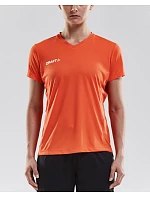 Squad Go Jersey Solid W Dámské sportovní tričko s výstřihem do V model 22469019 bright red - Craft Teamwear Squad Go Jersey Solid W Dámské sportovní tričko s výstřihem do V model 22469019 bright red - Craft Teamwear
