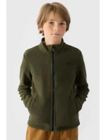 Fleecová Mikina S  Khaki model 21674835 - 4F