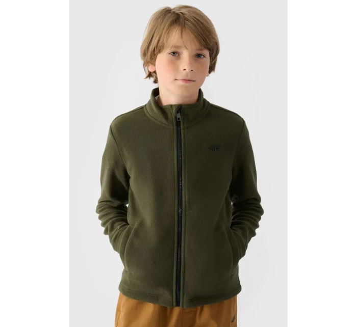 Fleecová Mikina S  Khaki model 21674835 - 4F