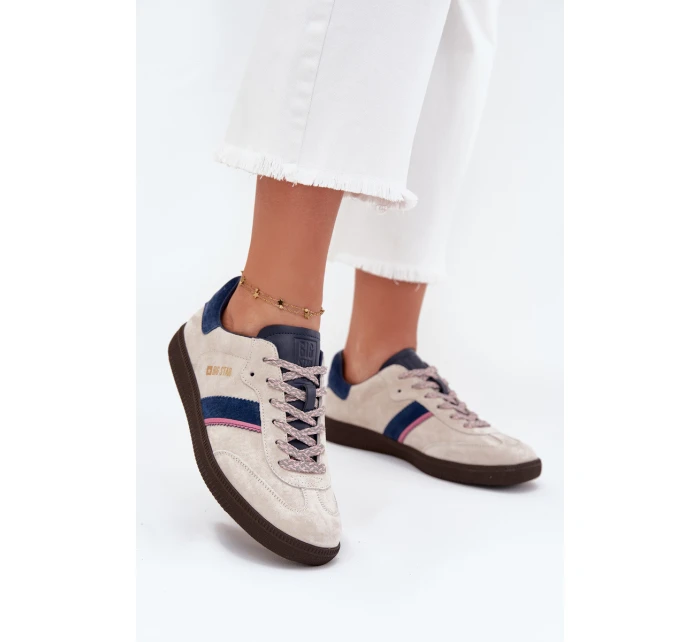 Dámské Nízké Sněhule Z Semiše Big Star model 21705751 HIPOLY SYSTEM Šedé - Big Star Shoes Dámské Nízké Sněhule Z Semiše Big Star model 21705751 HIPOLY SYSTEM Šedé - Big Star Shoes