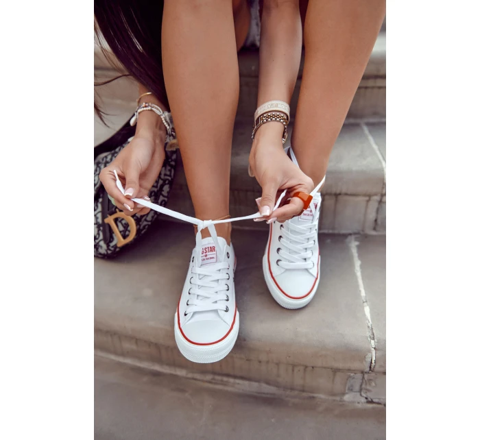 Dámské Bílé tenisky Big Star T274022 Dámské Bílé tenisky Big Star T274022