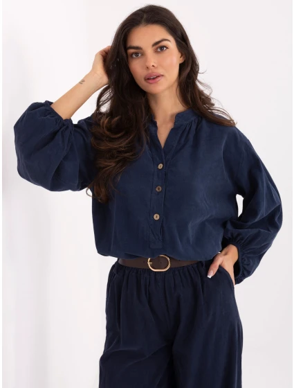 Koszula IT KS model 21722833 granatowy - FPrice Koszula IT KS model 21722833 granatowy - FPrice