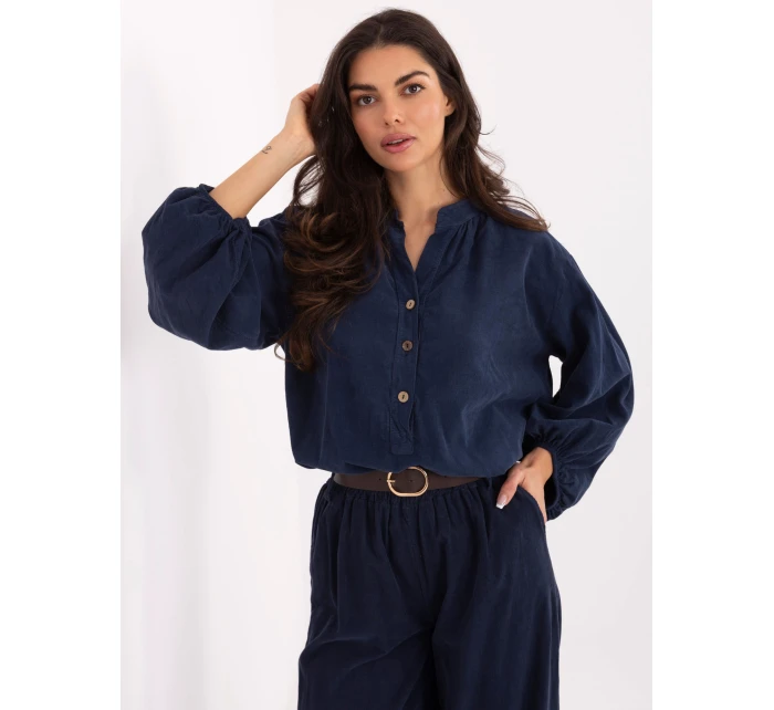 Koszula IT KS model 21722833 granatowy - FPrice Koszula IT KS model 21722833 granatowy - FPrice