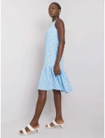 Šaty RO SK model 20595514 světle modré - FPrice Šaty RO SK model 20595514 světle modré - FPrice