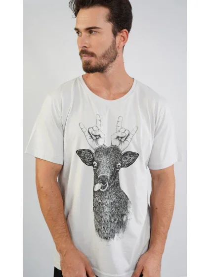 Pánské pyžamo šortky Jelen