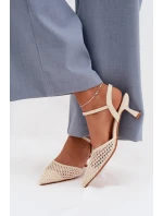 Sandály na podpatku  model 225215 Step in style