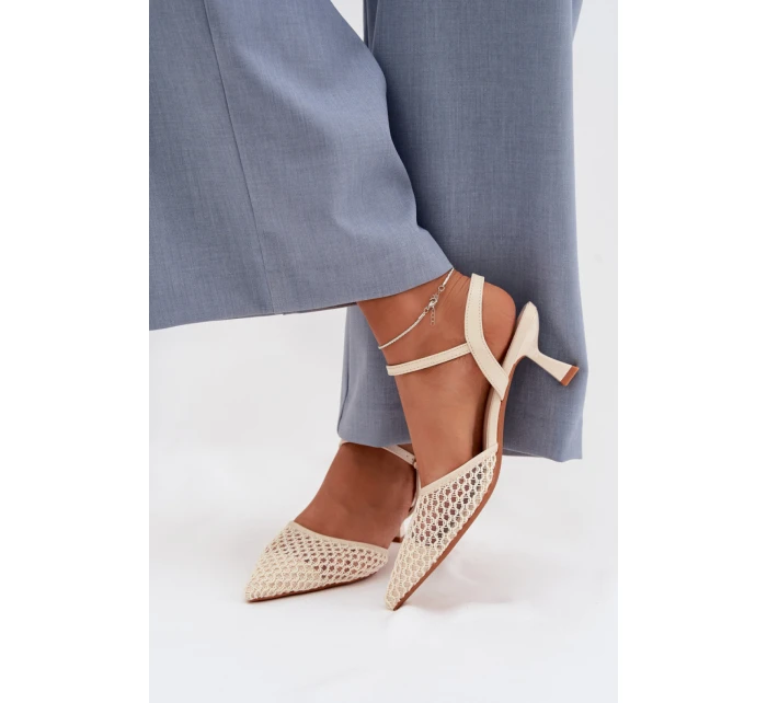 Sandály na podpatku  model 225215 Step in style