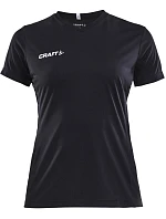 Craft Teamwear Squad Go Jersey Solid W Dámské sportovní tričko s výstřihem do V 82.5566 black Craft Teamwear Squad Go Jersey Solid W Dámské sportovní tričko s výstřihem do V 82.5566 black