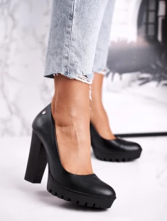 Lodičky Na Podpatku model 21541963 černé - Maciejka
