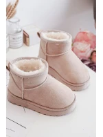 Dětské zimní boty s Bežové model 21639767 - Boto
