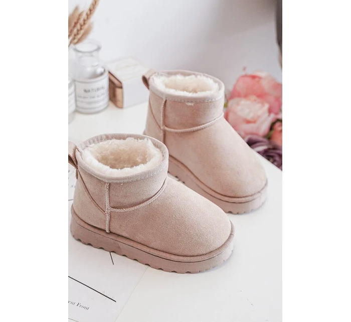 Dětské zimní boty s Bežové model 21639767 - Boto
