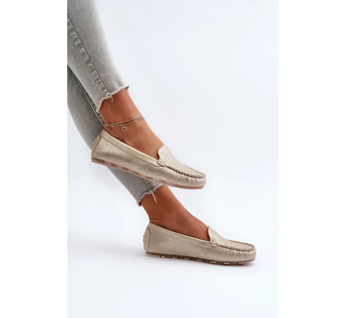 Dámské mokasíny Zlaté model 21653948 - Boto