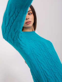 Sweter AT SW 2335 1.68P turkusowy