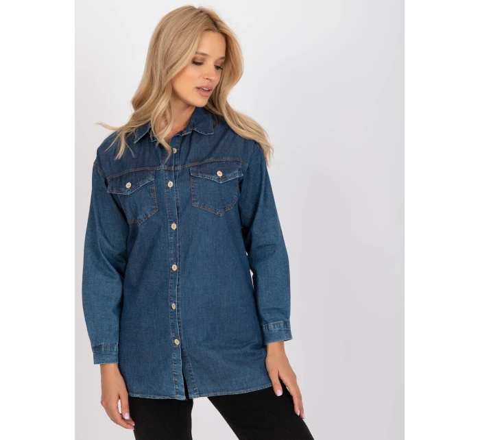 RO KS GMK 4008 košile.62 tmavě modrá