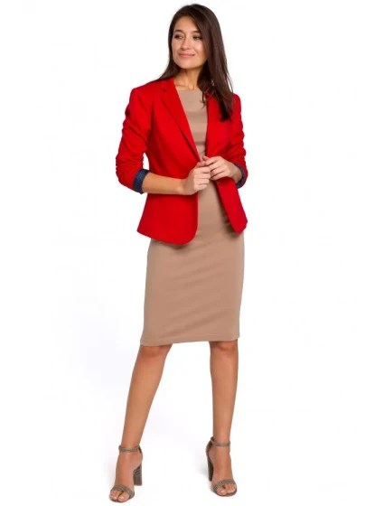 S154 Sako s jedním knoflíkem - červené