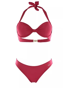 Dámské dvoudílné plavky 262456 4R301 01975 malinové - Emporio Armani