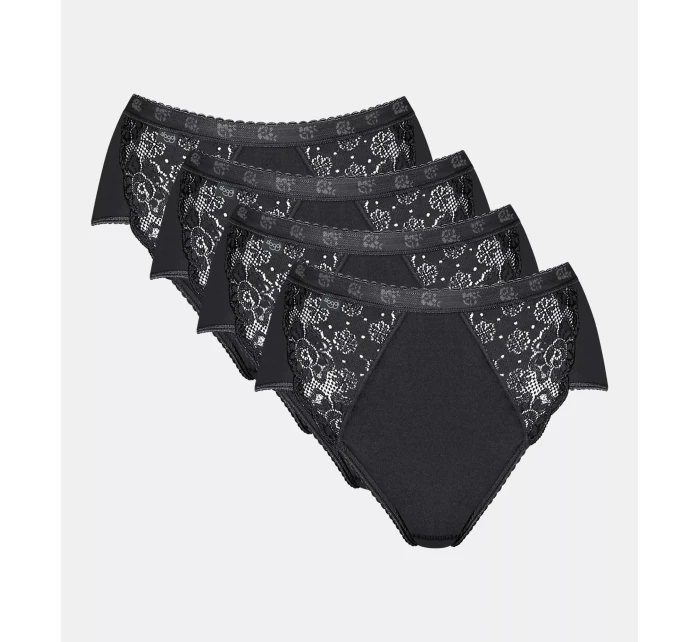 sloggi Chic Midi 4P - BLACK - SLOGGI BLACK - SLOGGI sloggi Chic Midi 4P - BLACK - SLOGGI BLACK - SLOGGI