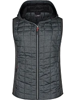 JN Dámská pletená hybridní vesta 02.0 grey melange/anthracite melange model 22489577 - Daiber JN Dámská pletená hybridní vesta 02.0 grey melange/anthracite melange model 22489577 - Daiber