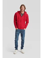 Fruit of the Loom Classic Zip-Neck Sweat Mikina s 1/4 zipem 16.2114 heather grey Fruit of the Loom Classic Zip-Neck Sweat Mikina s 1/4 zipem 16.2114 heather grey