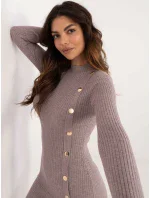 Šaty AT SK tmavě lila model 20506899 - FPrice Šaty AT SK tmavě lila model 20506899 - FPrice