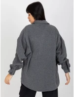 Košile DN KS 4005.99P tmavě šedá