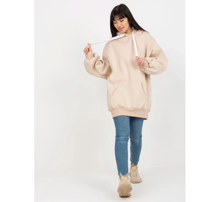Dámská mikina EM BL model 18116315 béžová - FPrice Dámská mikina EM BL model 18116315 béžová - FPrice