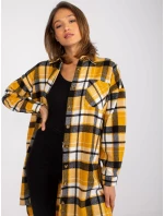 Dámská košile-EM-KS-003/07.35X-černá a žlutá Dámská košile-EM-KS-003/07.35X-černá a žlutá