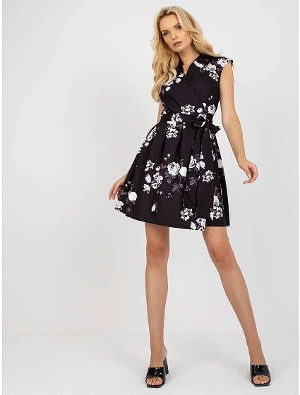 Dámské šaty LK SK model 17714549 černé - FPrice Dámské šaty LK SK model 17714549 černé - FPrice