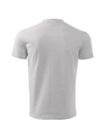 Heavy New tričko unisex světle šedý melír Heavy New tričko unisex světle šedý melír