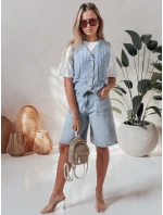 Dámské džínové šortky JEANZDAY blue FashionStreet SY0480 Dámské džínové šortky JEANZDAY blue FashionStreet SY0480