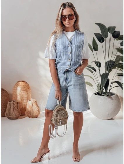 Dámské džínové šortky JEANZDAY blue FashionStreet SY0480 Dámské džínové šortky JEANZDAY blue FashionStreet SY0480