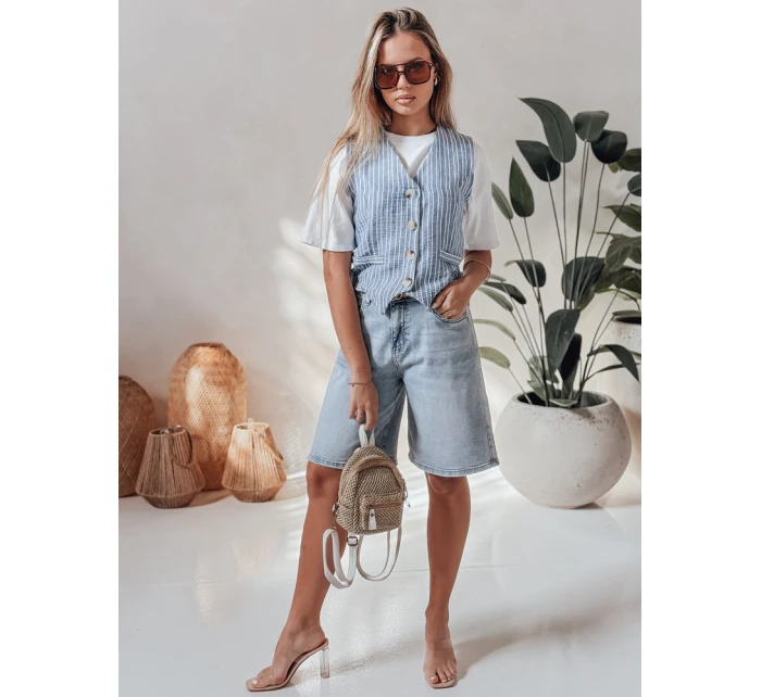 Dámské džínové šortky JEANZDAY blue FashionStreet SY0480 Dámské džínové šortky JEANZDAY blue FashionStreet SY0480