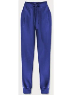 Teplákové kalhoty v chrpové barvě (CK01-15)