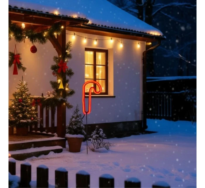 NEONOVÁ LASKA HOLIDAY 79 LED BATERIE 12,5x93,5 cm LUCA